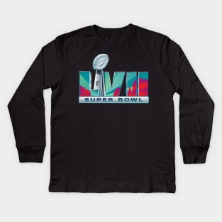 LVI Super Bowl Kids Long Sleeve T-Shirt